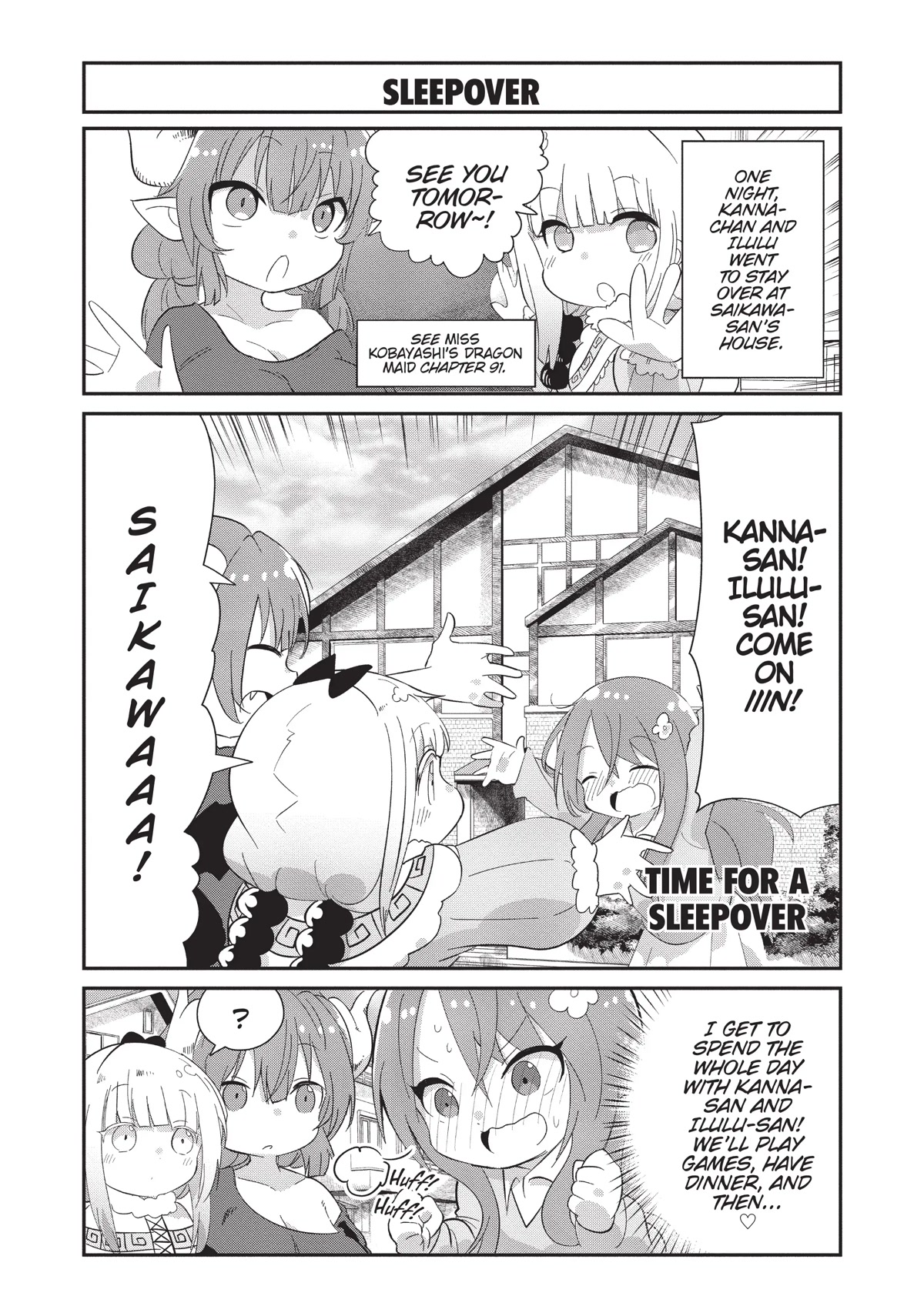 Kobayashi-san Chi no Maid Dragon: Kanna no Nichijou chapter 92 page 1