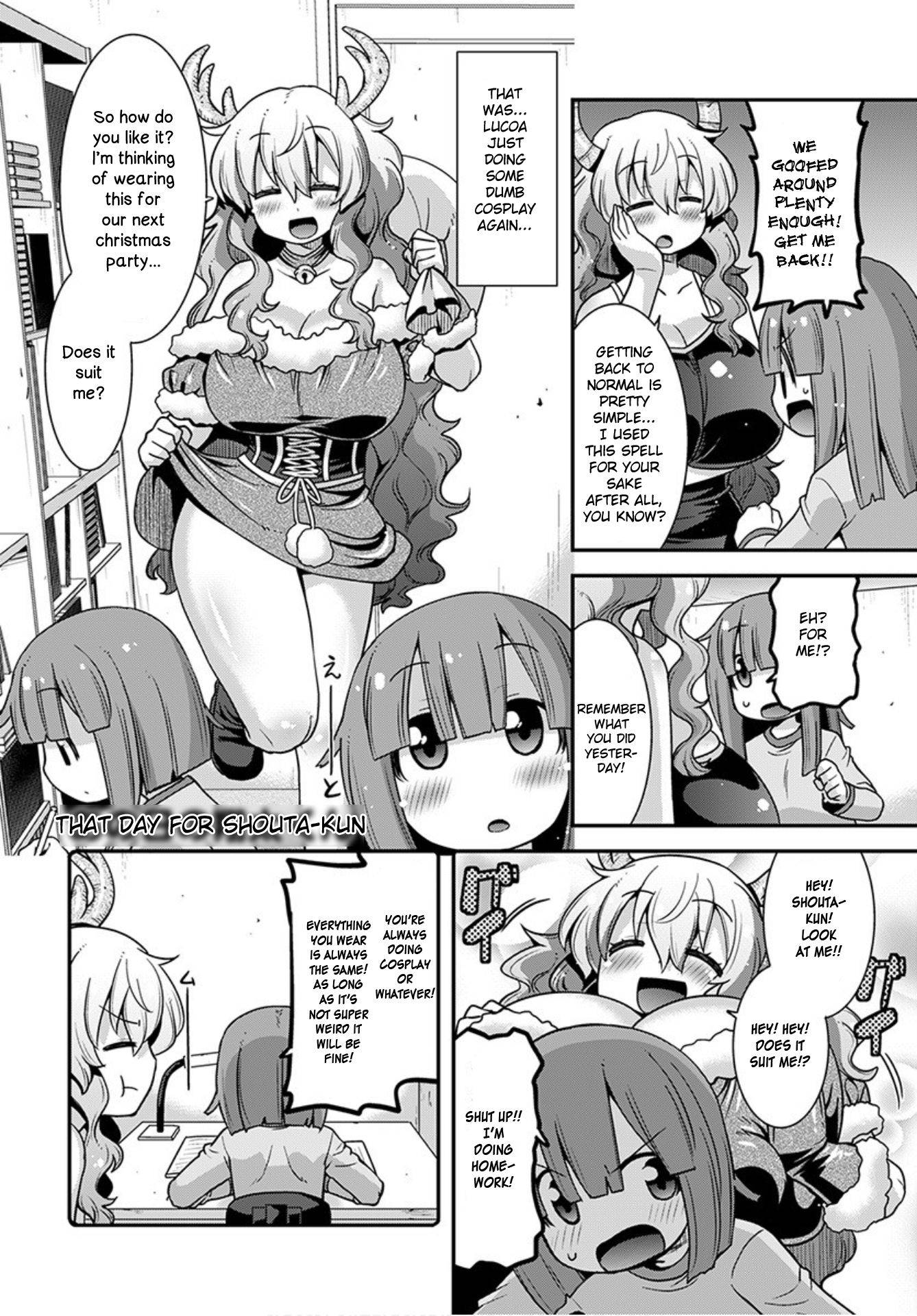 Kobayashi-san-chi no Maid Dragon: Lucoa wa Boku no xx Desu chapter 23 page 12