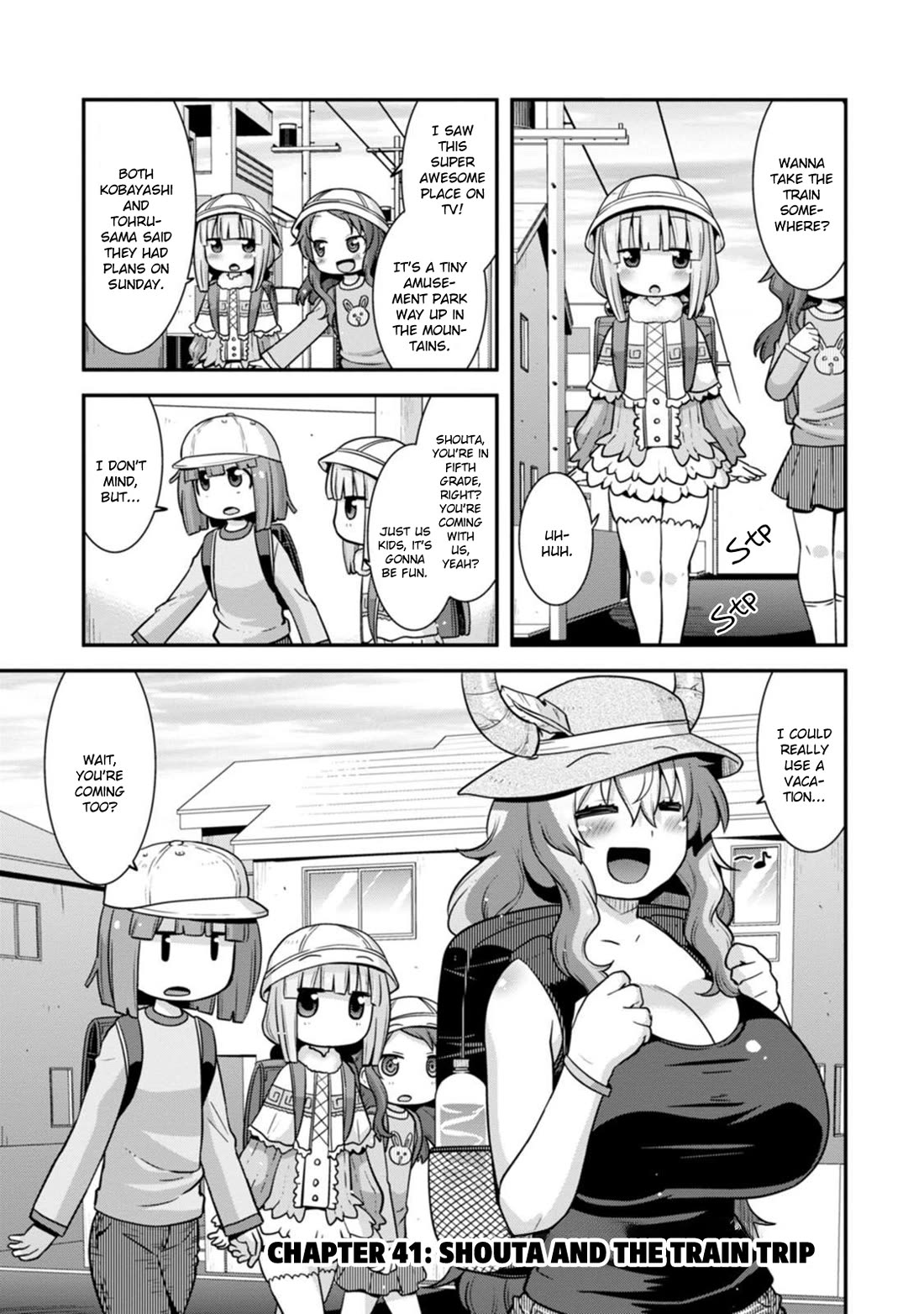 Kobayashi-san-chi no Maid Dragon: Lucoa wa Boku no xx Desu chapter 41 page 1