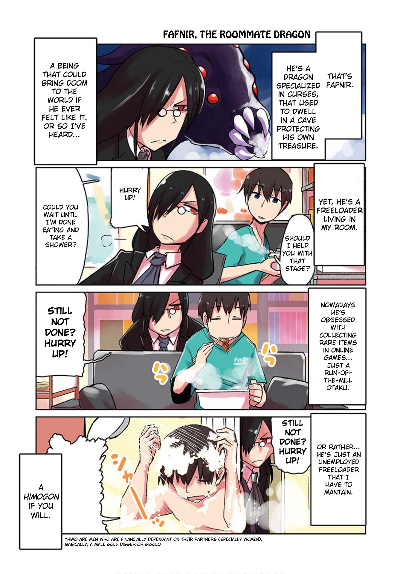 Kobayashi-san Chi no Maid Dragon: Okomorigurashi no Fafnir chapter 1 page 3