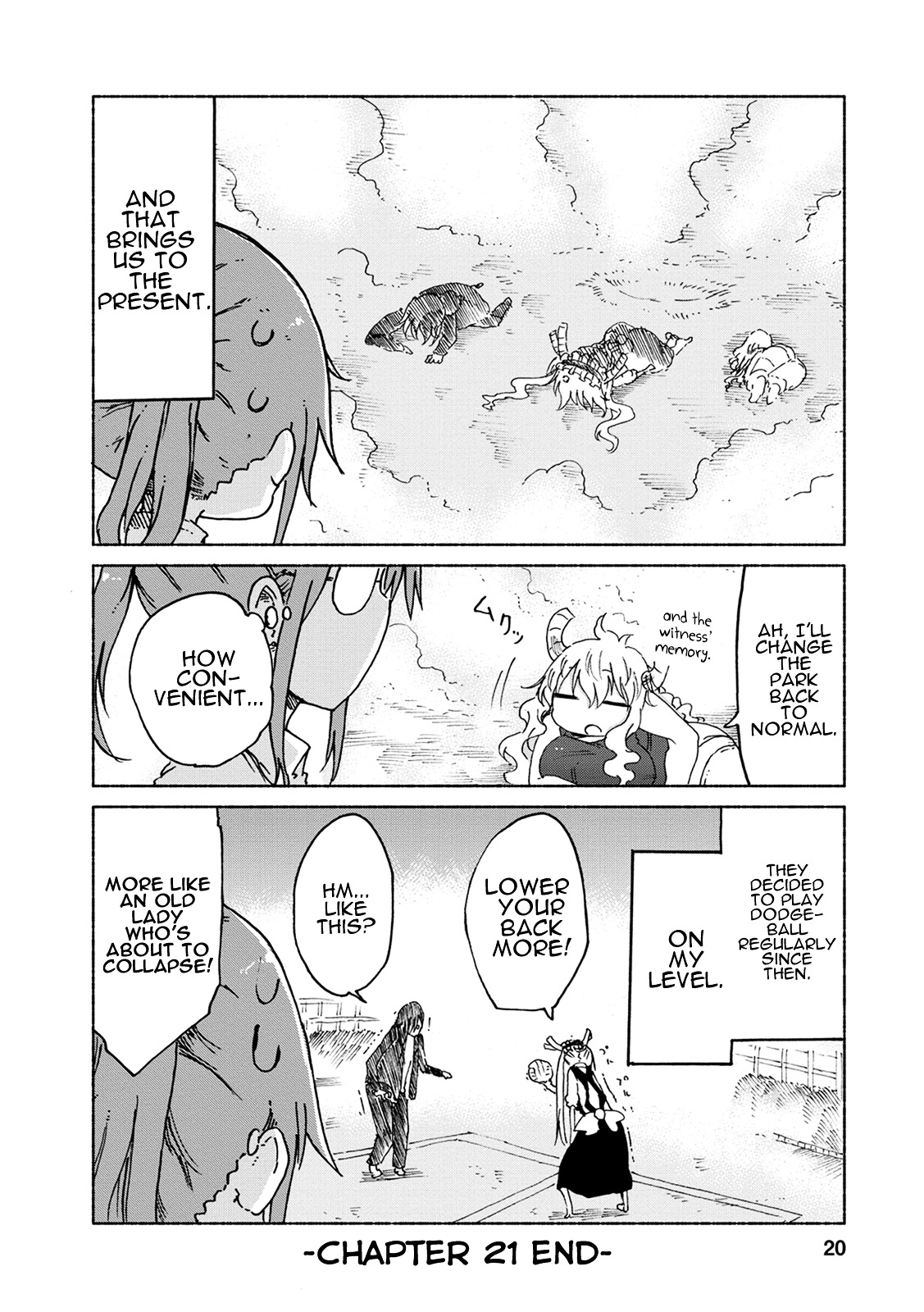 Kobayashi-san Chi no Maid Dragon chapter 21 page 19