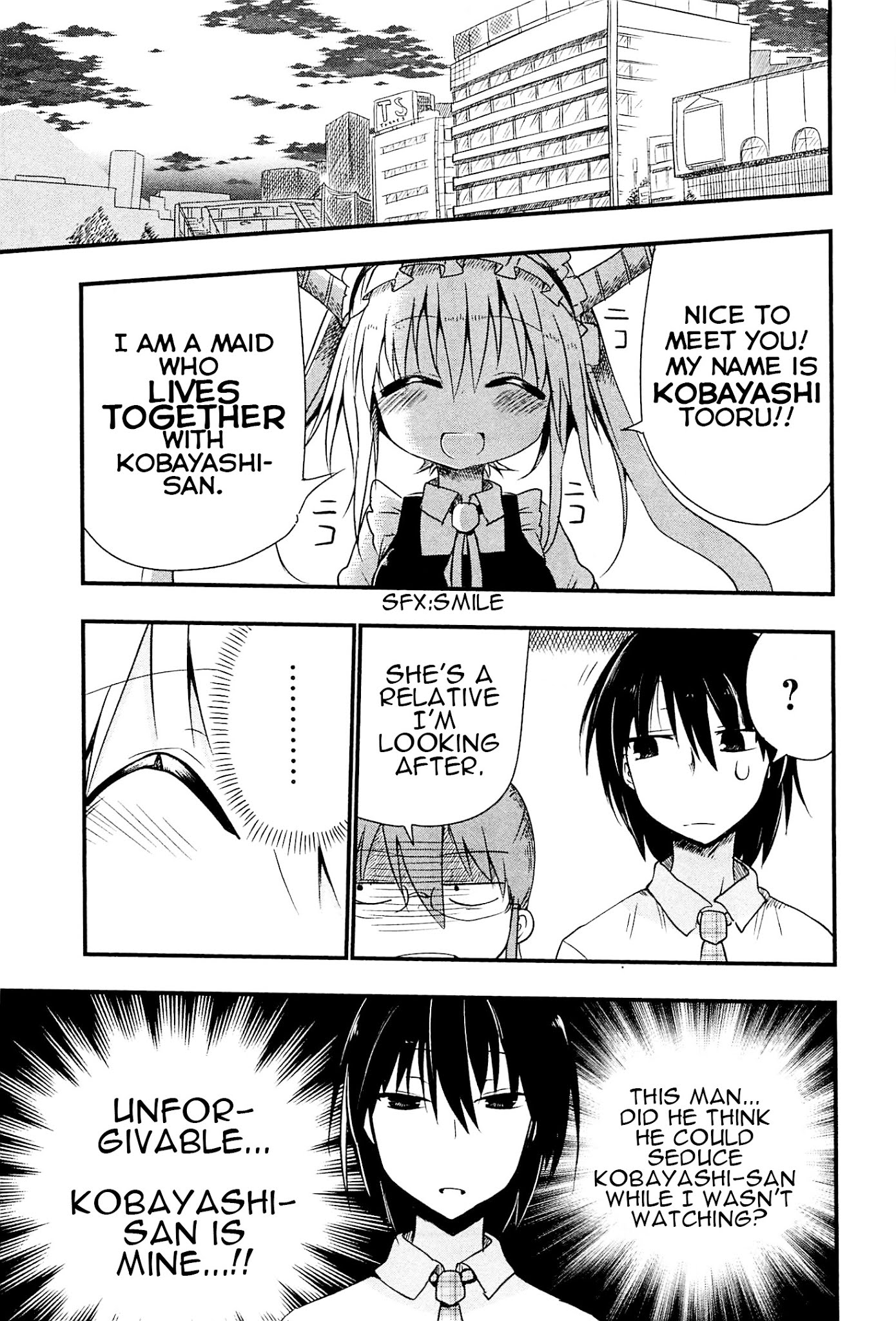 Kobayashi-san Chi no Maid Dragon chapter 4 page 3