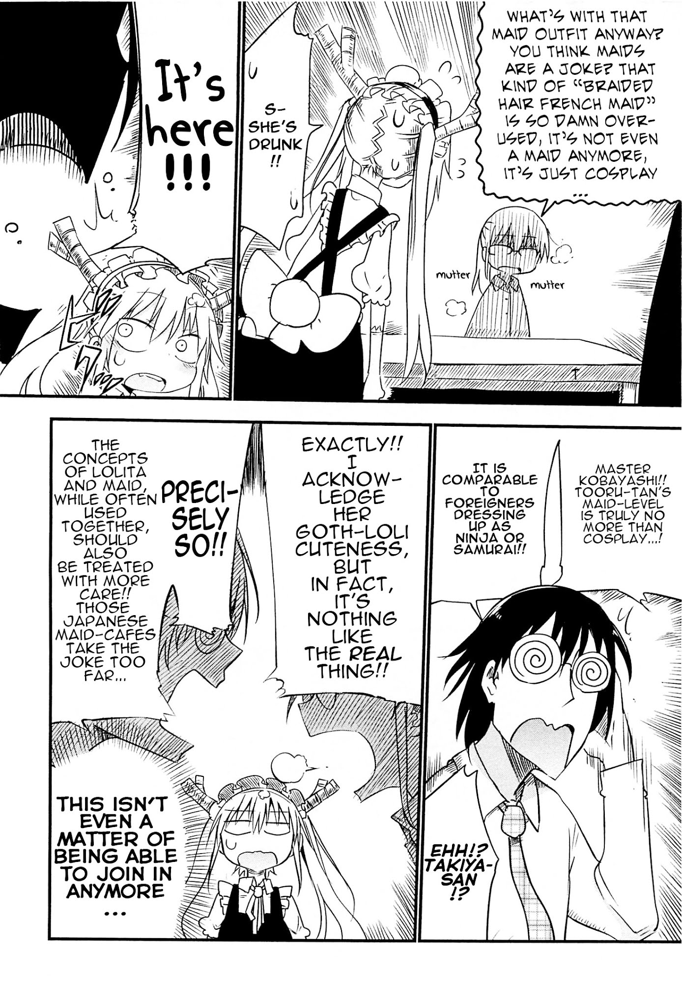 Kobayashi-san Chi no Maid Dragon chapter 4 page 8
