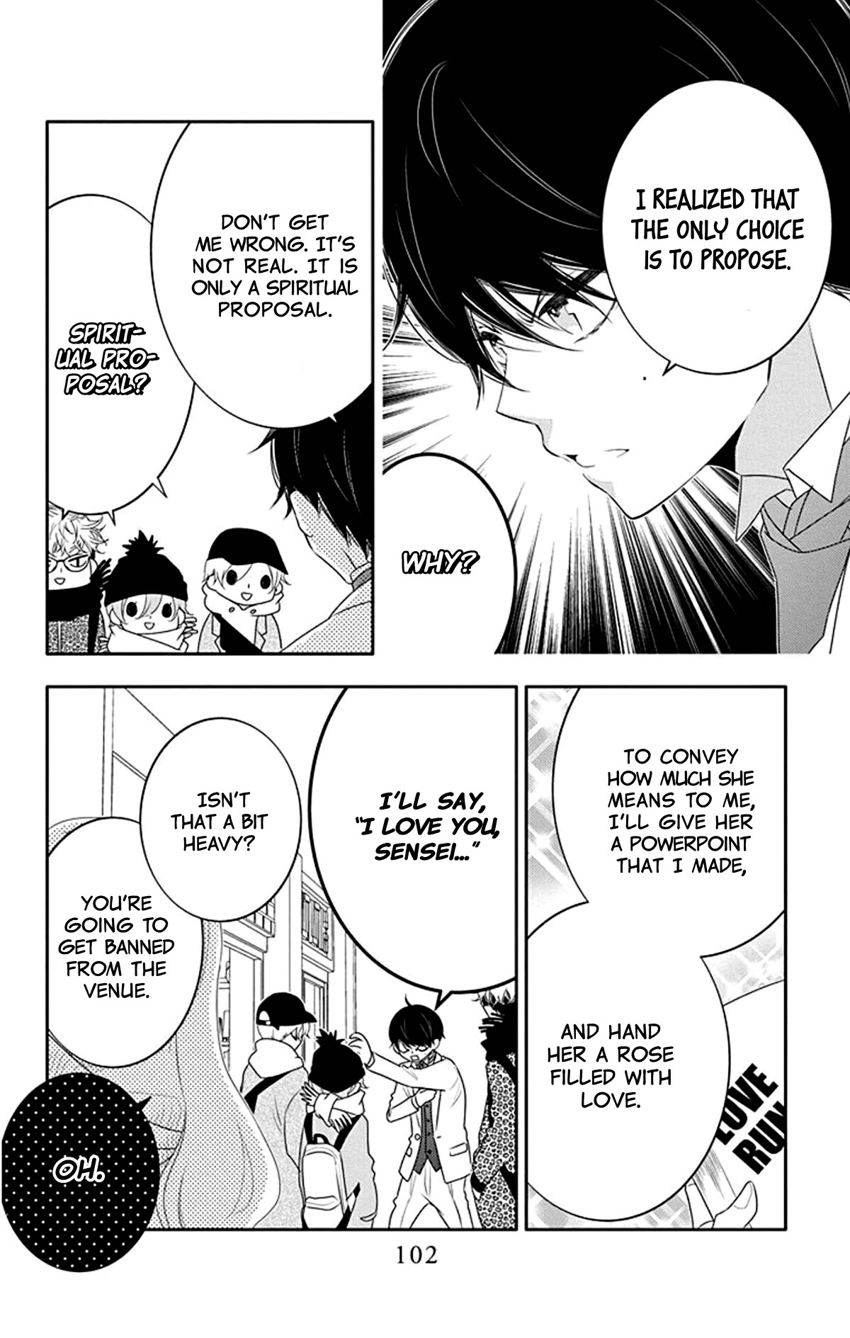 Koi ni Mudaguchi chapter 14 page 8