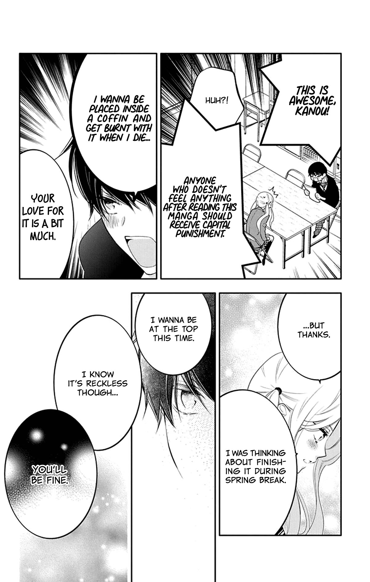 Koi ni Mudaguchi chapter 21 page 24