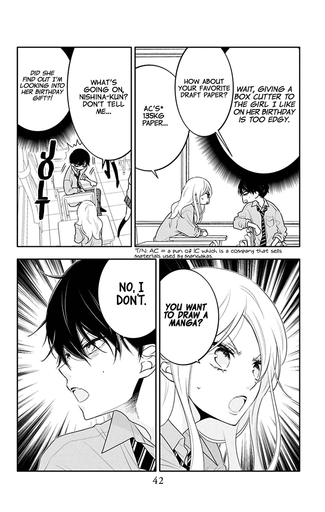 Koi ni Mudaguchi chapter 27 page 10