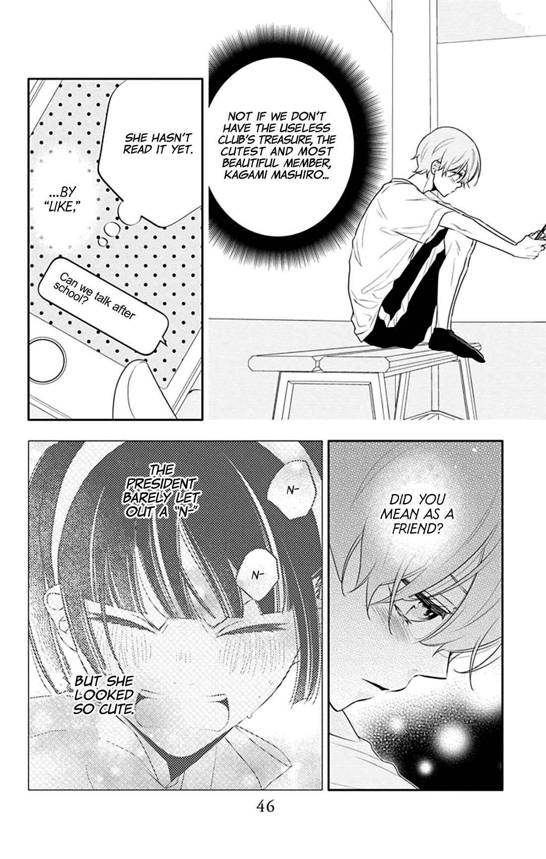 Koi ni Mudaguchi chapter 32 page 13