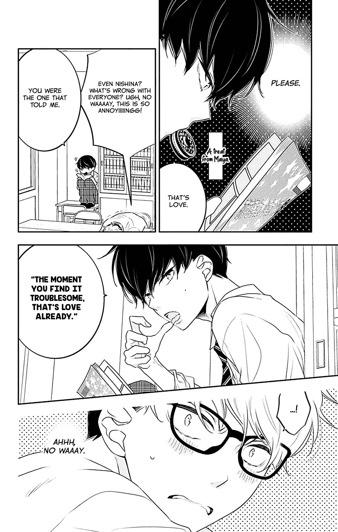 Koi ni Mudaguchi chapter 38 page 13