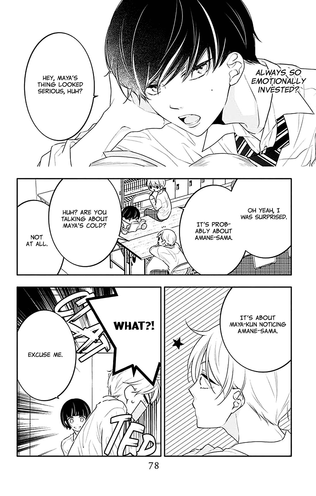 Koi ni Mudaguchi chapter 38 page 17