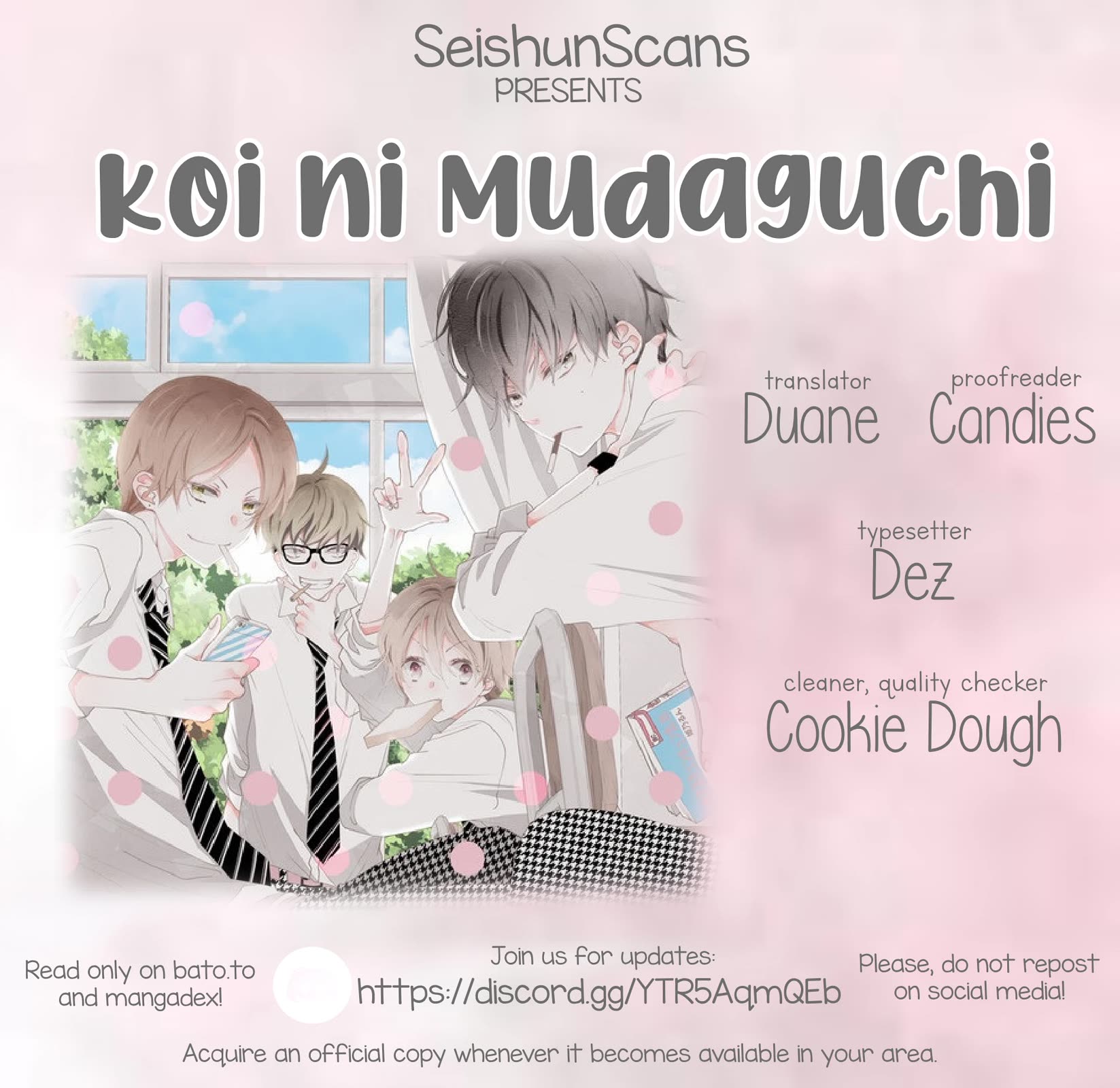 Koi ni Mudaguchi chapter 39 page 1