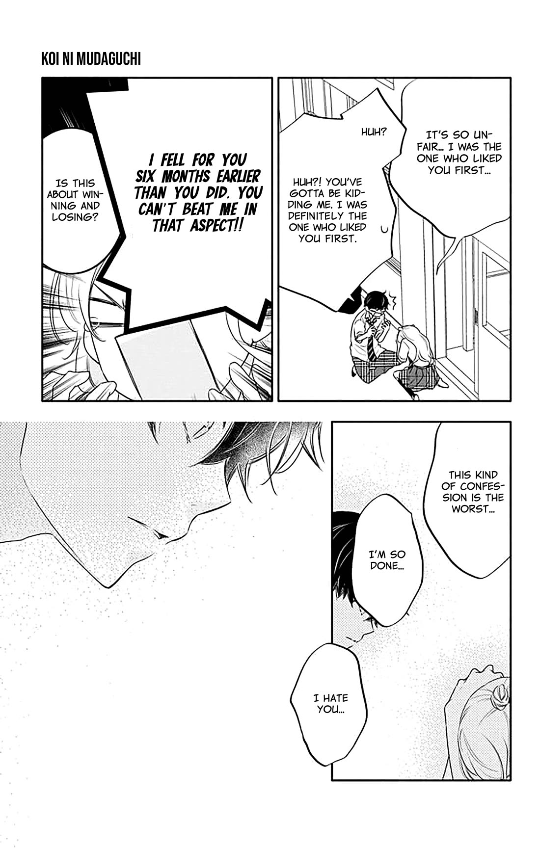 Koi ni Mudaguchi chapter 39 page 28