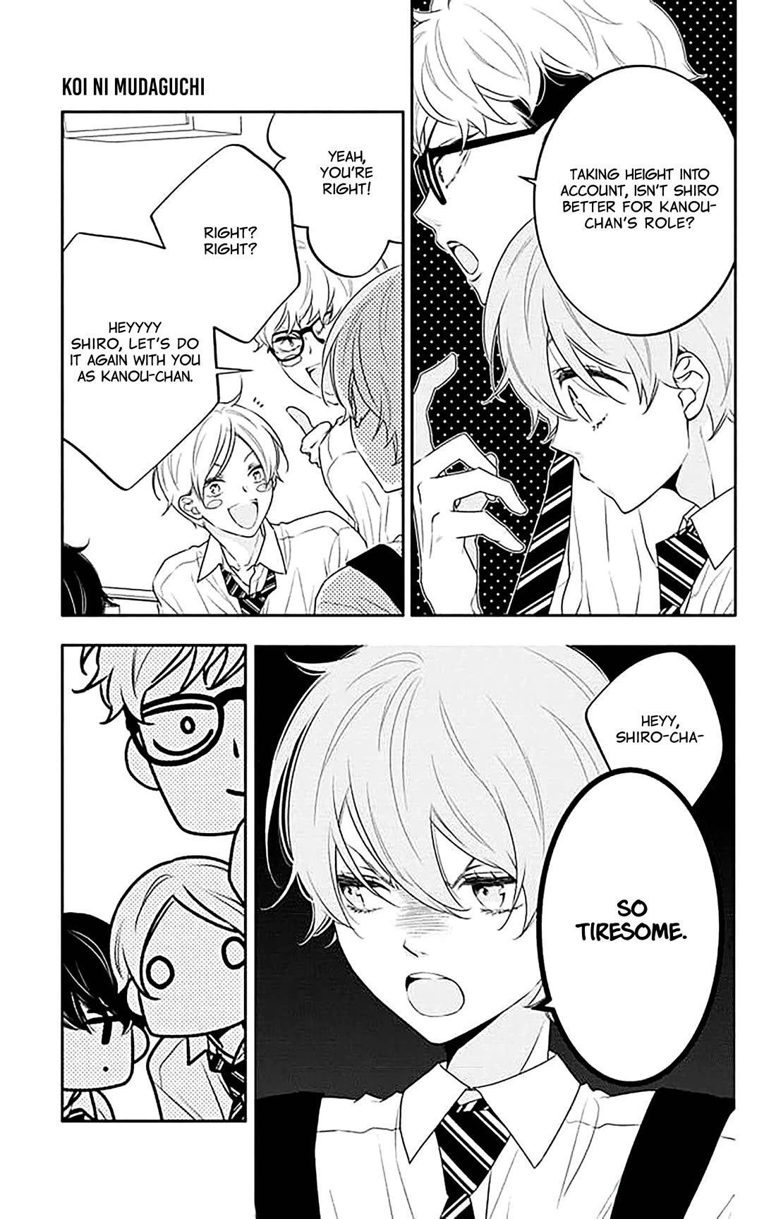 Koi ni Mudaguchi chapter 40 page 10