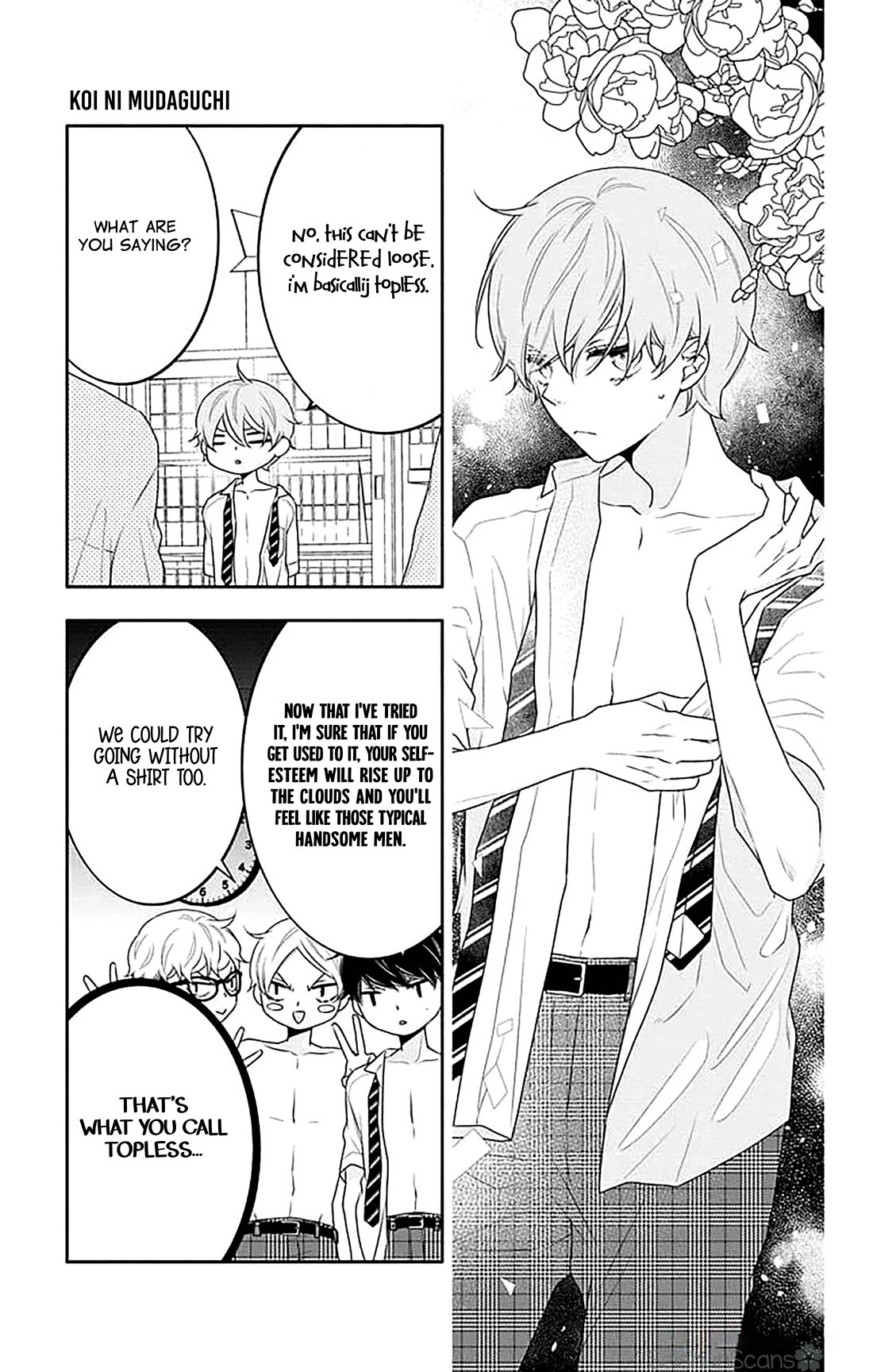 Koi ni Mudaguchi chapter 40 page 16