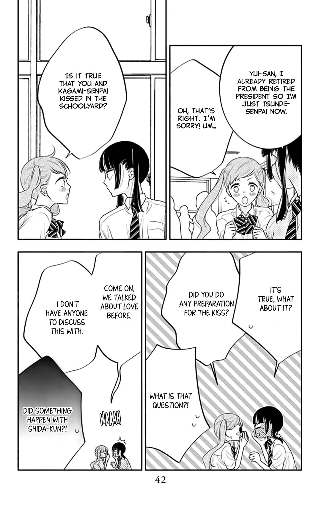 Koi ni Mudaguchi chapter 42 page 8