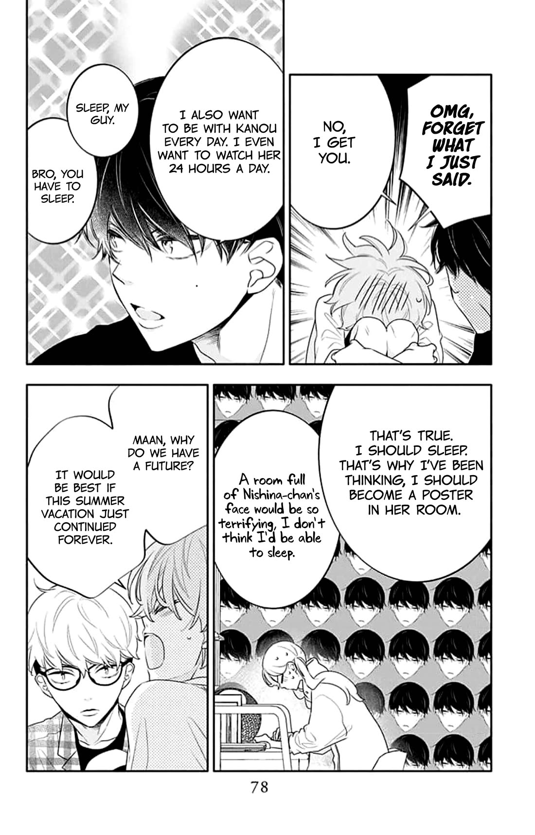 Koi ni Mudaguchi chapter 43 page 14