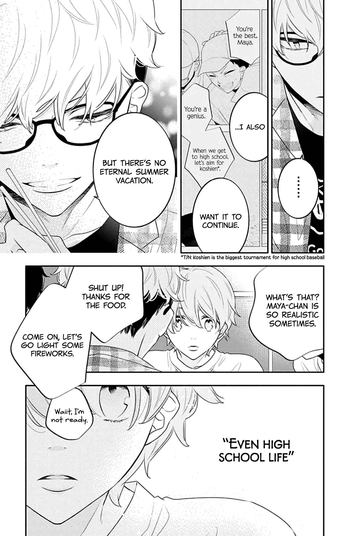 Koi ni Mudaguchi chapter 43 page 15