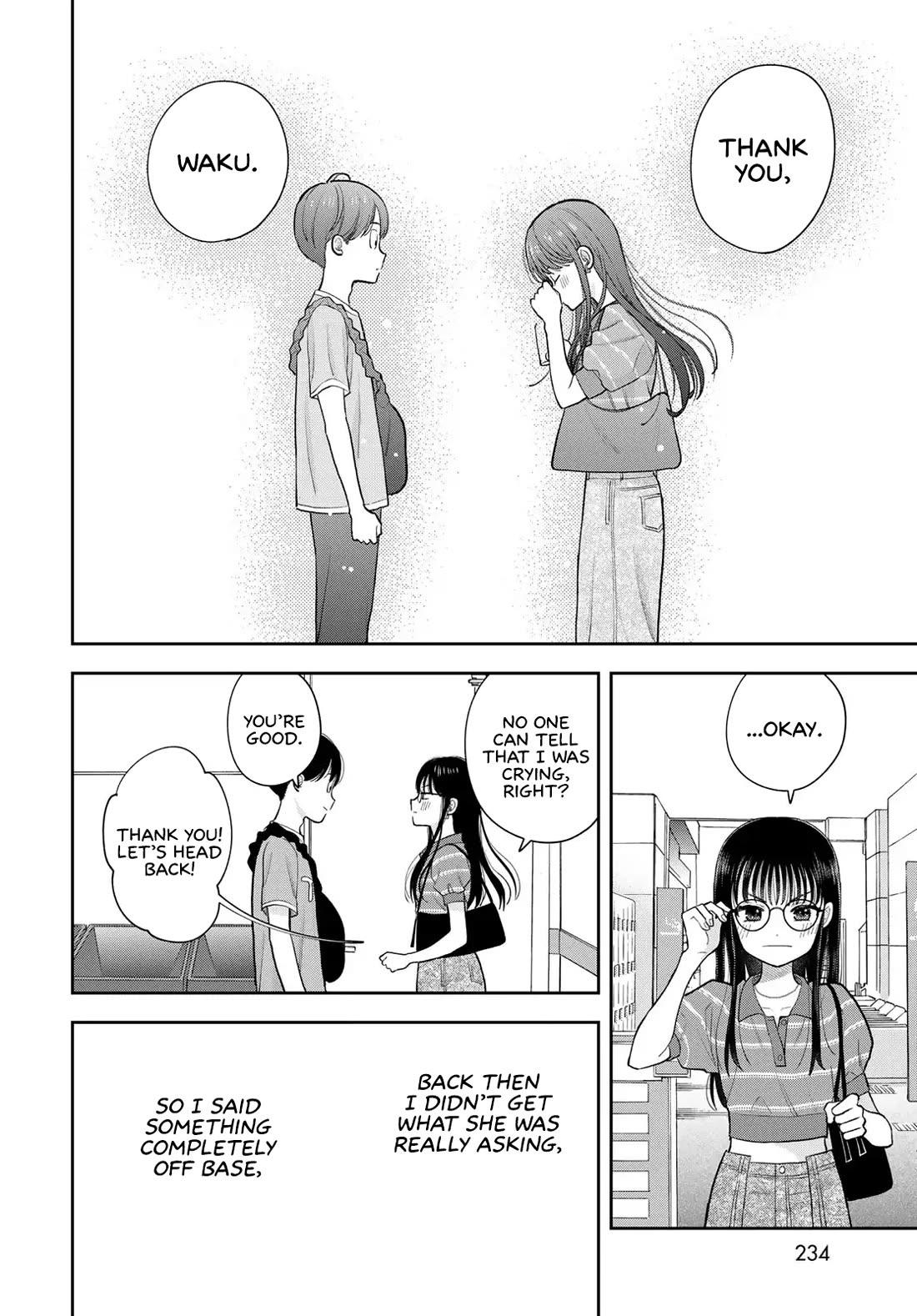 Koitsu-ra no Shoutai ga Onnada to Oredake ga Shitte Iru chapter 14 page 46