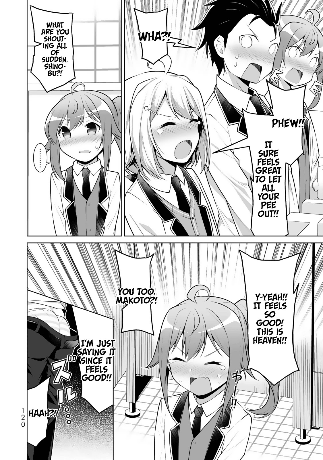 Koitsu-ra no Shoutai ga Onnada to Oredake ga Shitte Iru chapter 4 page 17