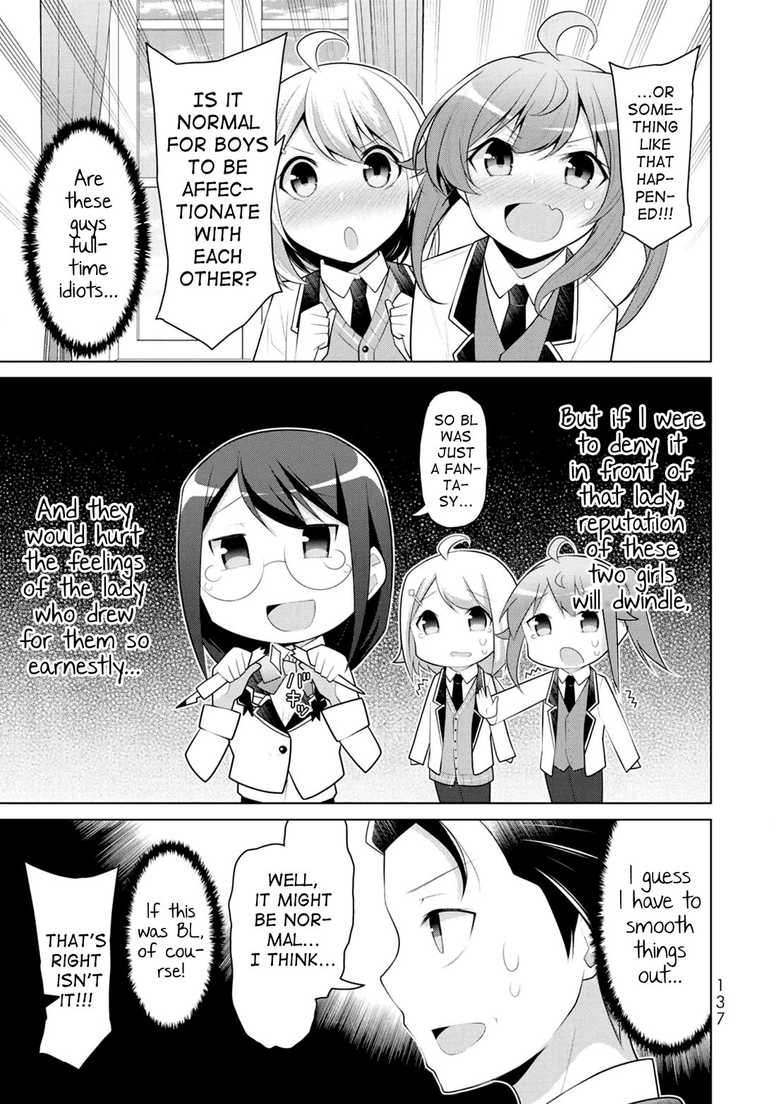 Koitsu-ra no Shoutai ga Onnada to Oredake ga Shitte Iru chapter 5 page 9