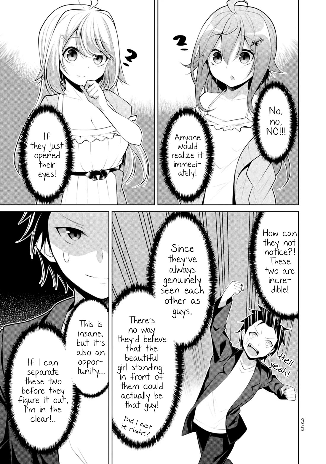 Koitsu-ra no Shoutai ga Onnada to Oredake ga Shitte Iru chapter 8 page 3