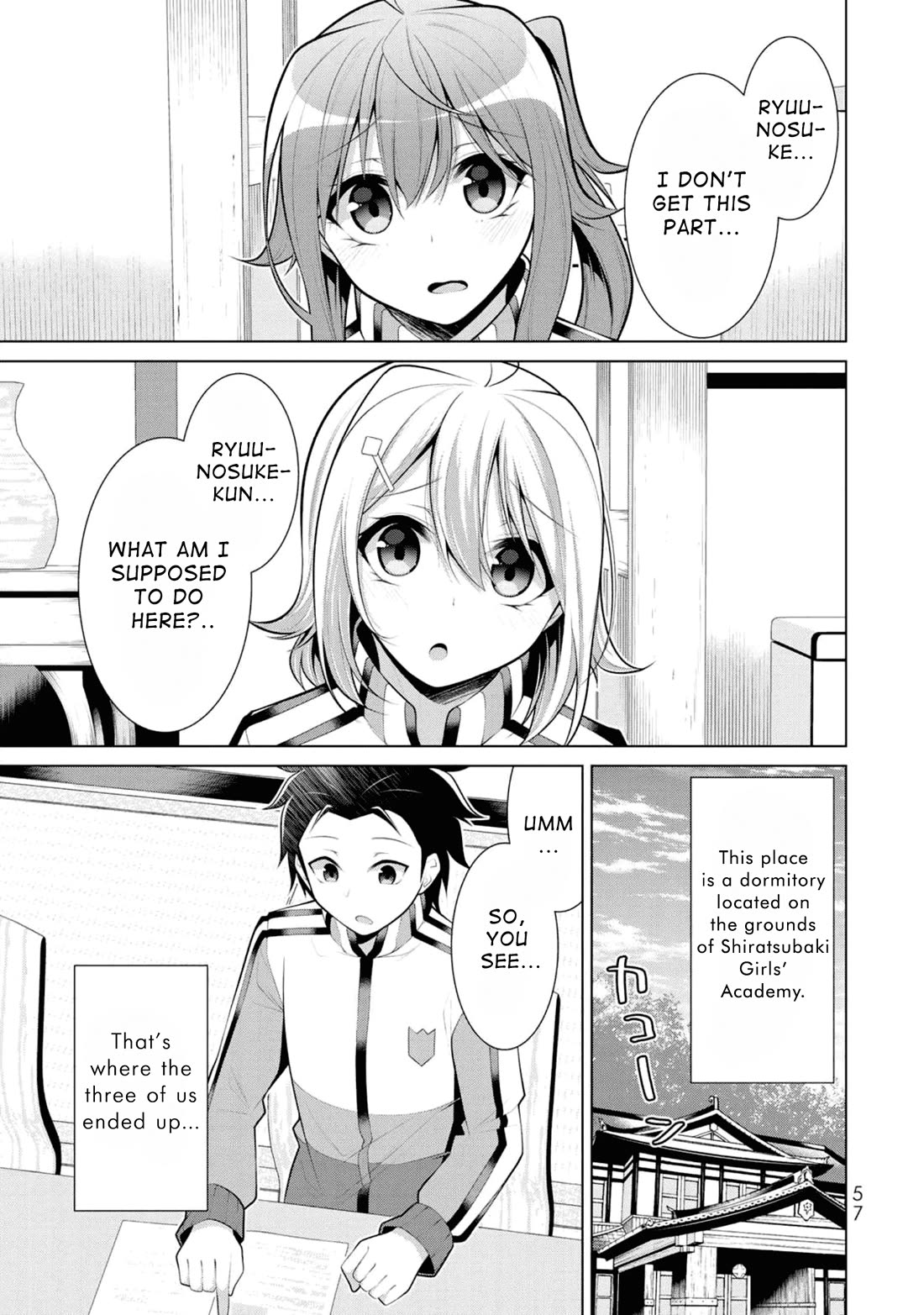 Koitsu-ra no Shoutai ga Onnada to Oredake ga Shitte Iru chapter 9 page 1