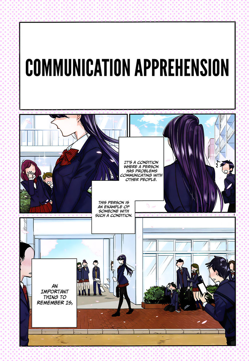 Komi-san wa Komyushou Desu chapter 1 page 2