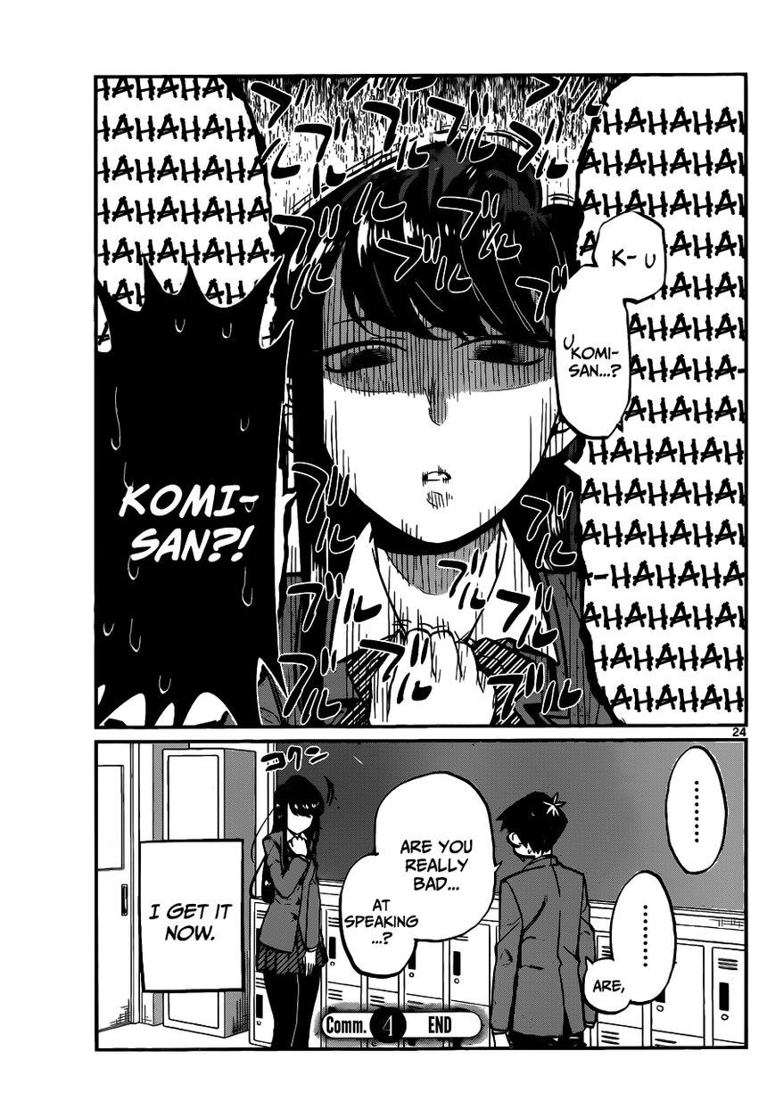 Komi-san wa Komyushou Desu chapter 1 page 24
