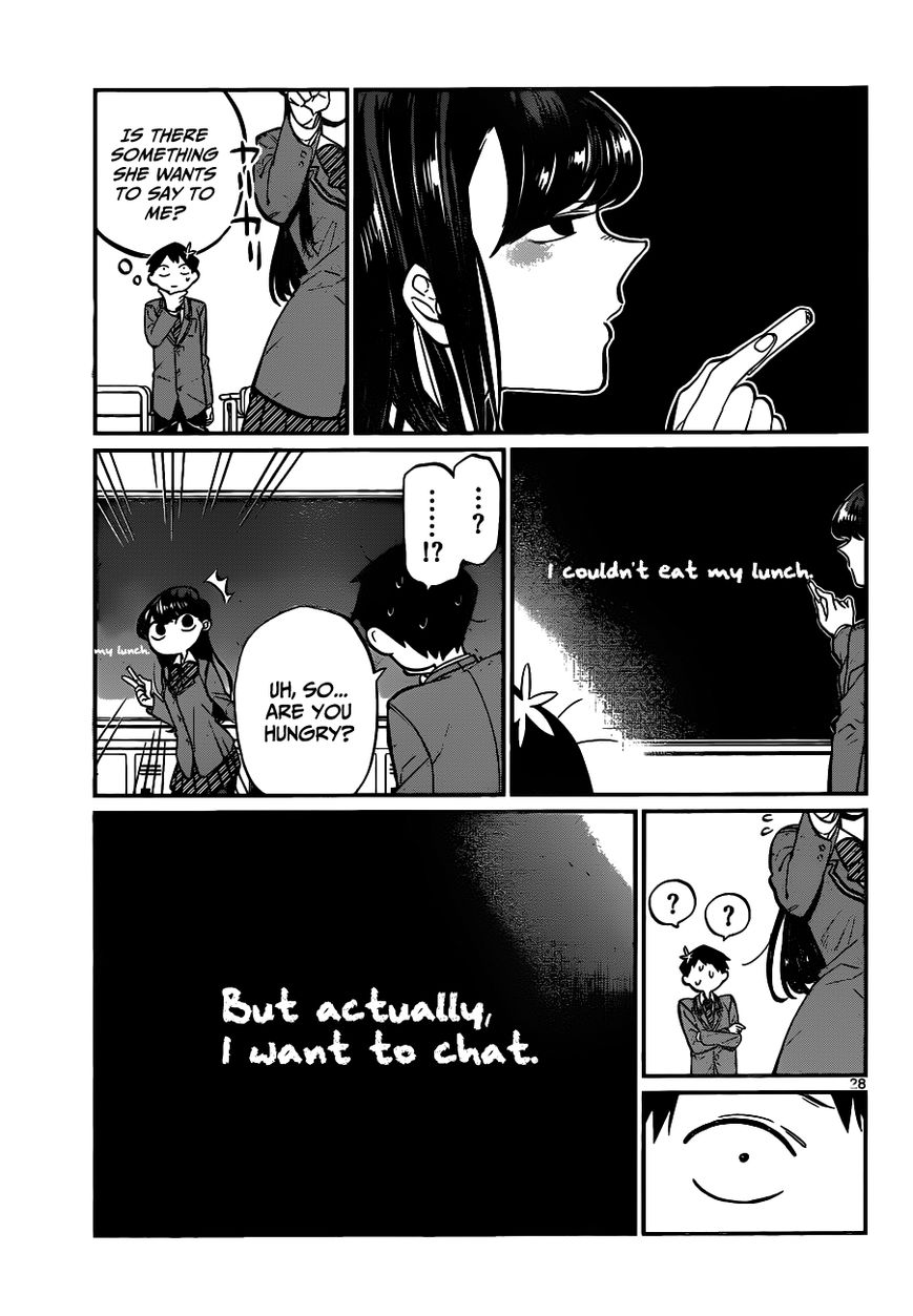 Komi-san wa Komyushou Desu chapter 1 page 28