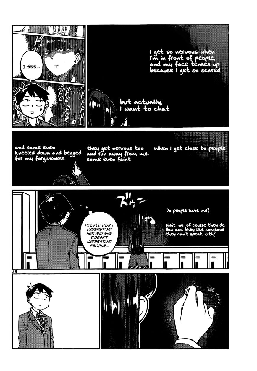 Komi-san wa Komyushou Desu chapter 1 page 29