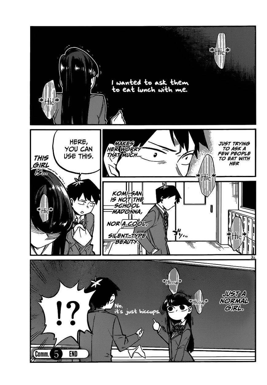 Komi-san wa Komyushou Desu chapter 1 page 32