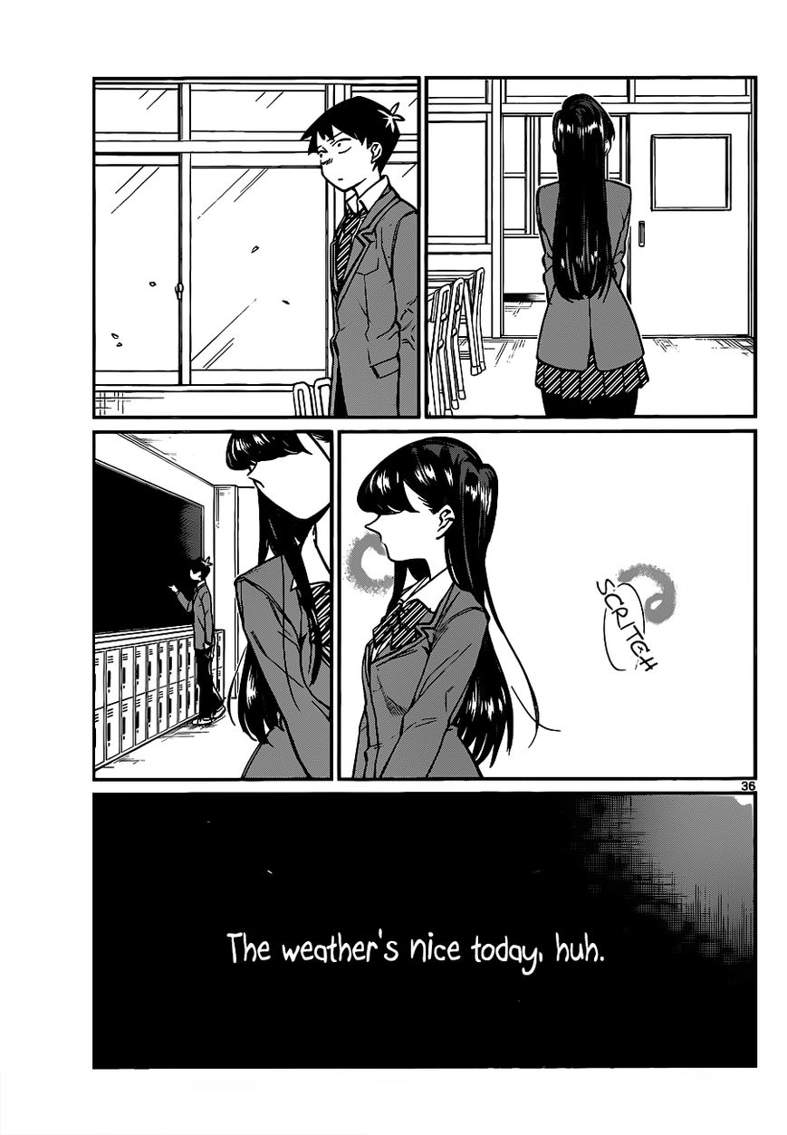 Komi-san wa Komyushou Desu chapter 1 page 36