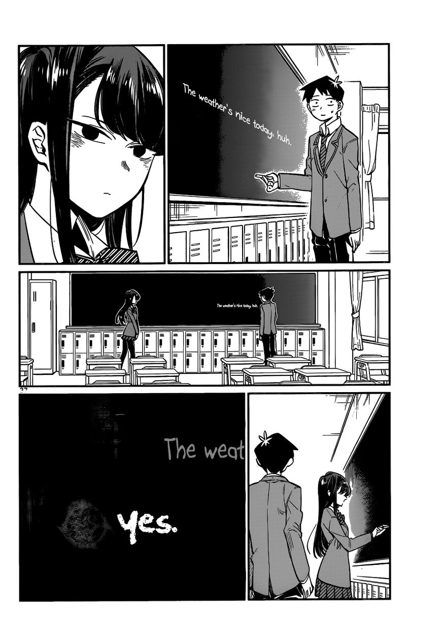 Komi-san wa Komyushou Desu chapter 1 page 37