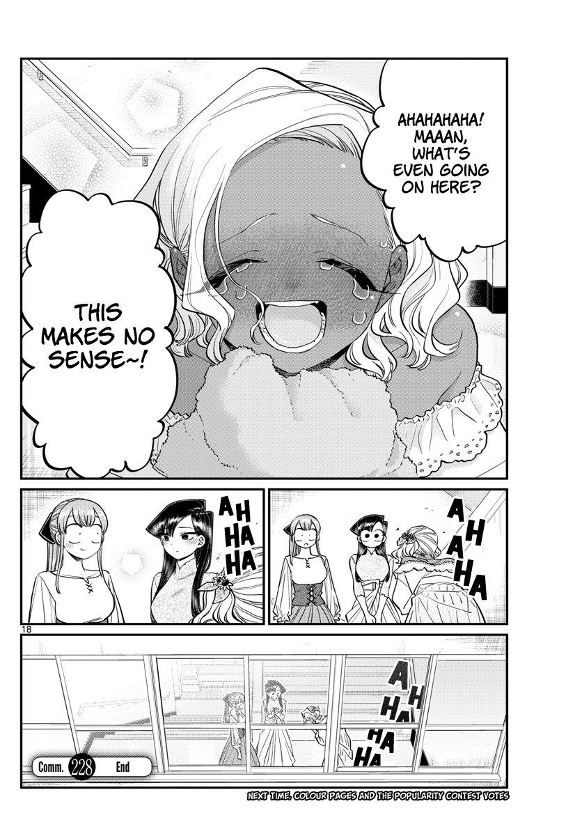 Komi-san wa Komyushou Desu chapter 228 page 18