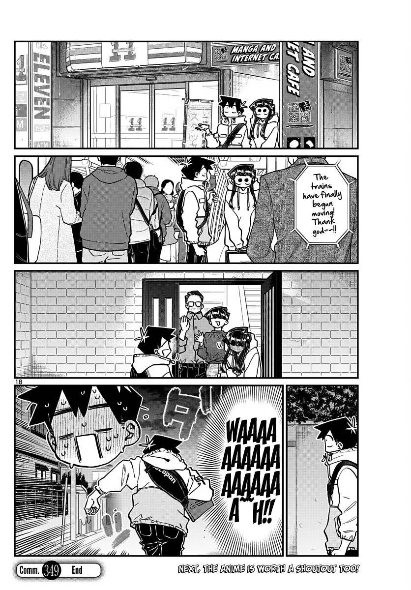 Komi-san wa Komyushou Desu chapter 349 page 19