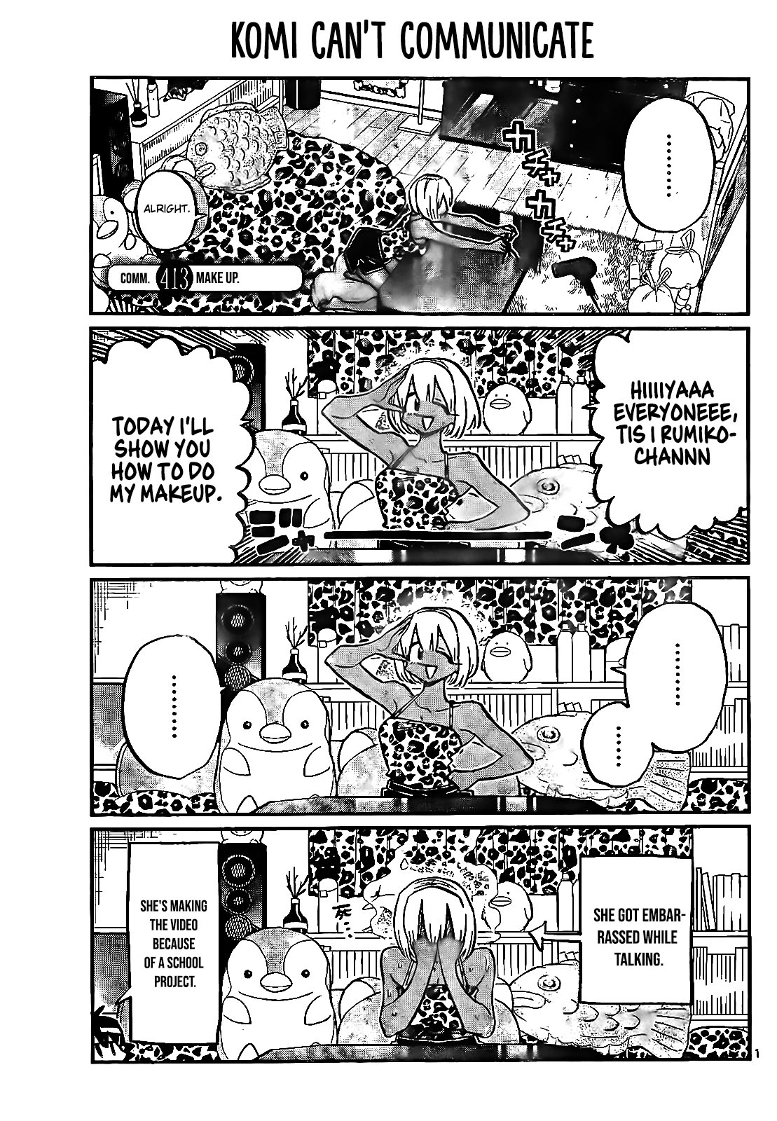 Komi-san wa Komyushou Desu chapter 413 page 2