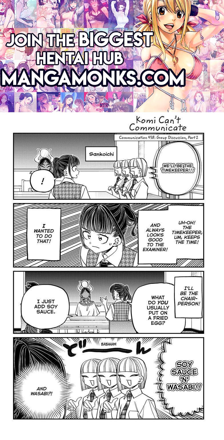 Komi-san wa Komyushou Desu chapter 438 page 1