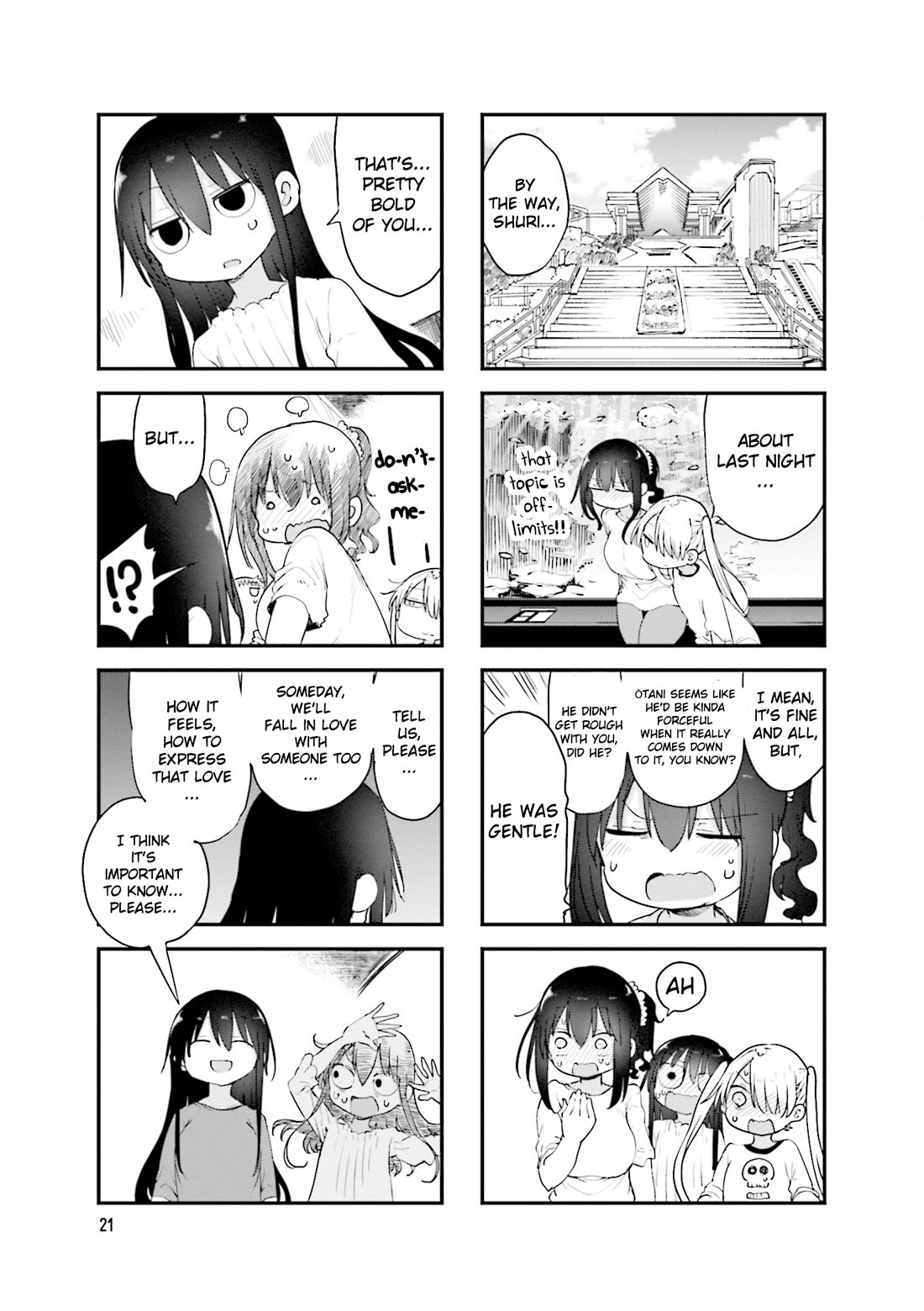 Komori-san wa Kotowarenai! chapter 100 page 4