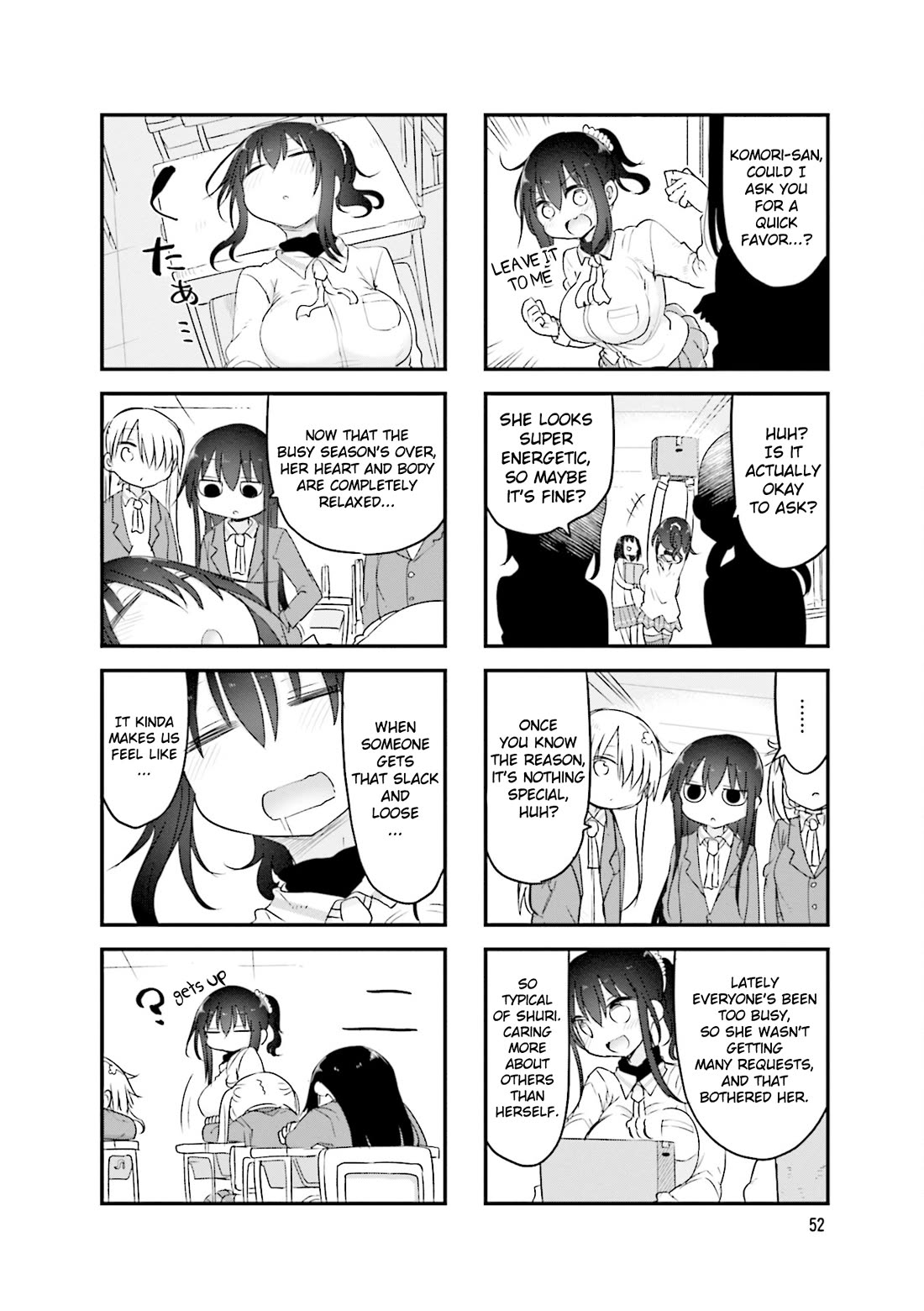 Komori-san wa Kotowarenai! chapter 103 page 9