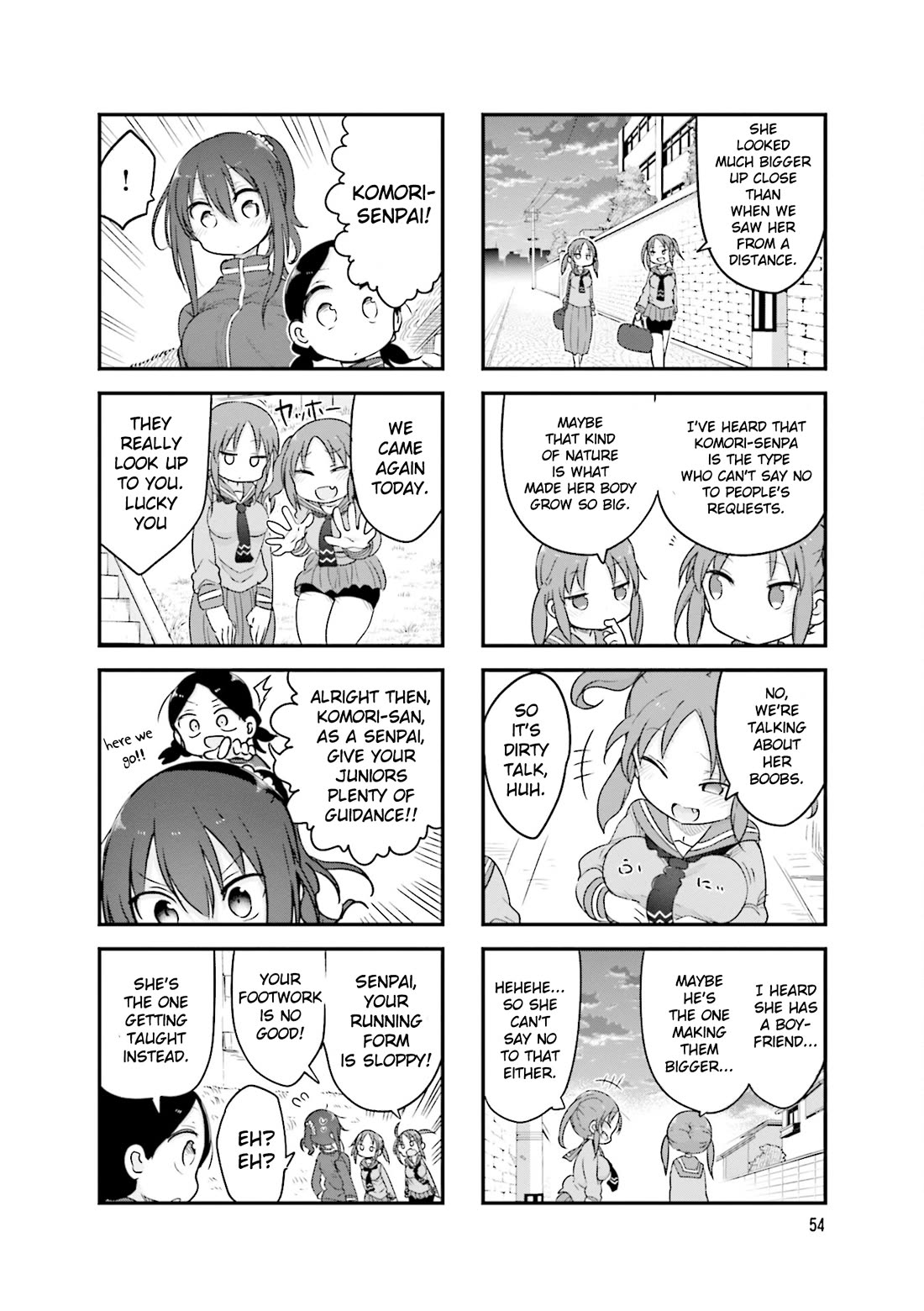 Komori-san wa Kotowarenai! chapter 116 page 9