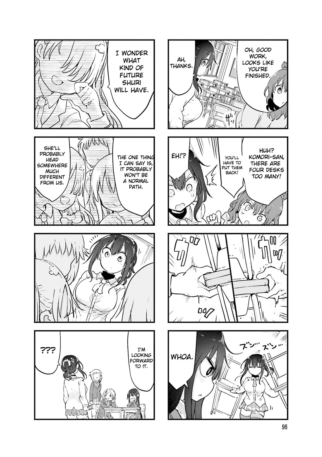 Komori-san wa Kotowarenai! chapter 121 page 9