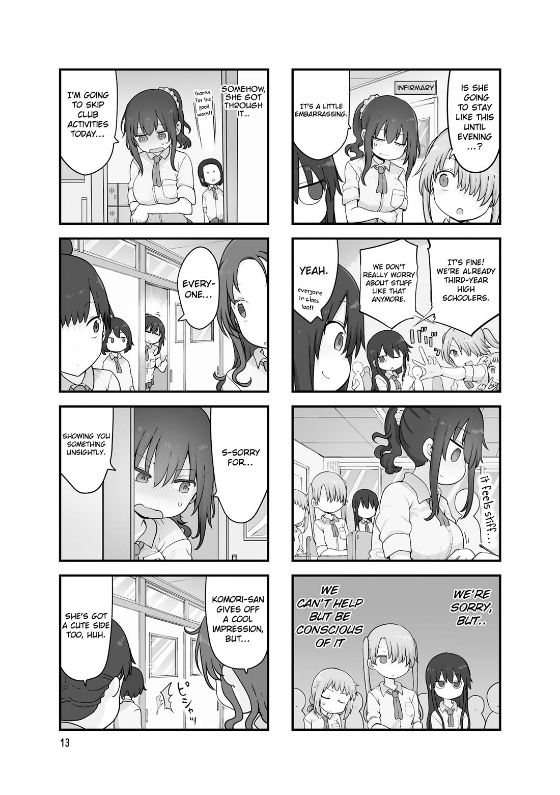 Komori-san wa Kotowarenai! chapter 138 page 4