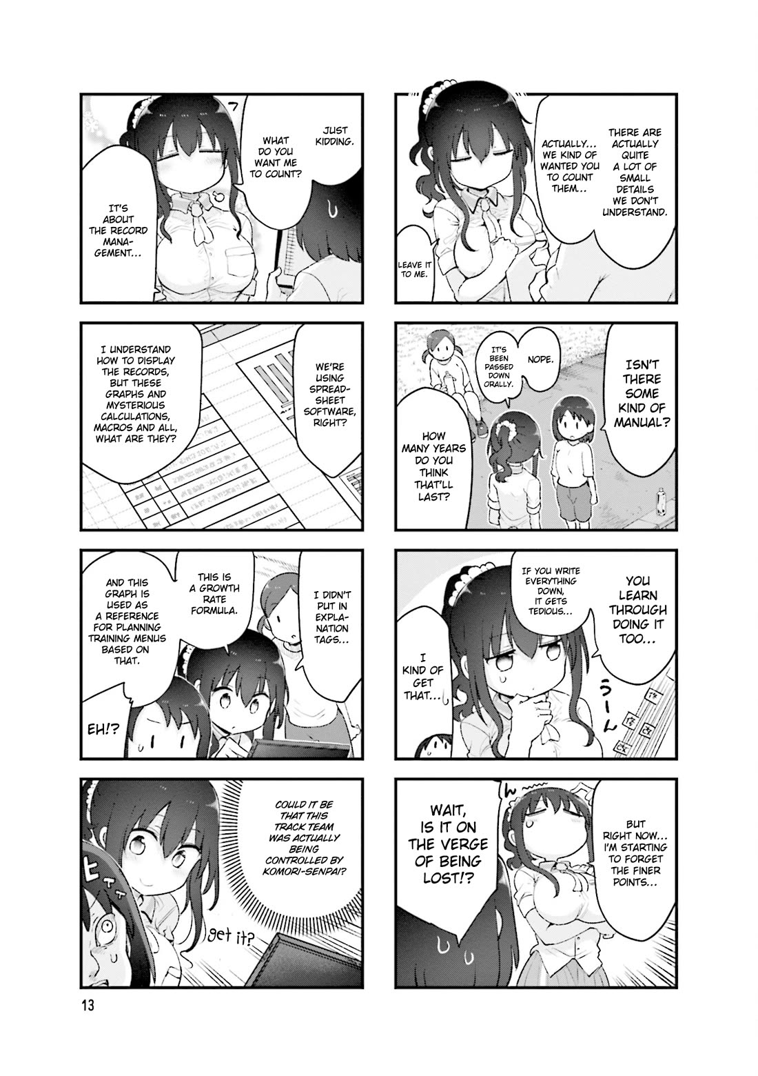 Komori-san wa Kotowarenai! chapter 151 page 4