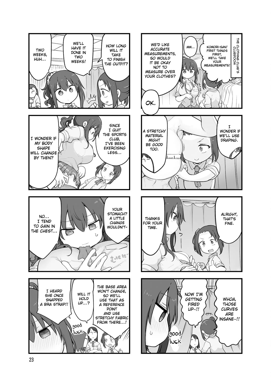 Komori-san wa Kotowarenai! chapter 152 page 4