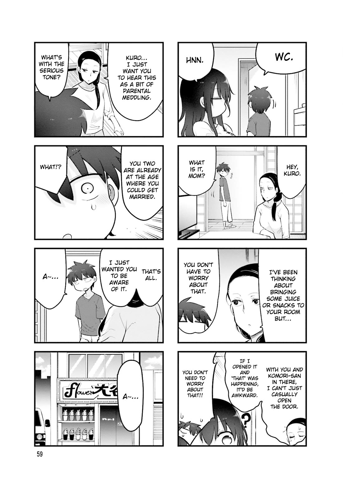 Komori-san wa Kotowarenai! chapter 156 page 6