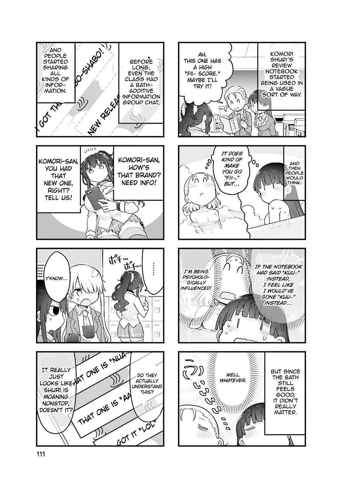 Komori-san wa Kotowarenai! chapter 162 page 8