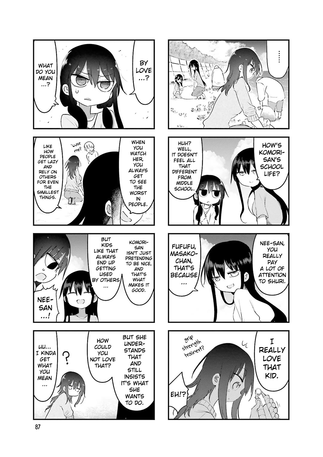 Komori-san wa Kotowarenai! chapter 79 page 6