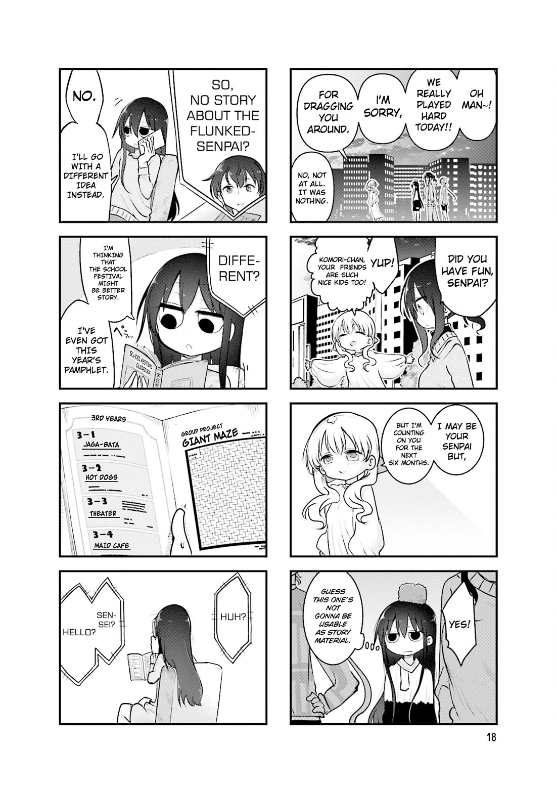 Komori-san wa Kotowarenai! chapter 85 page 9
