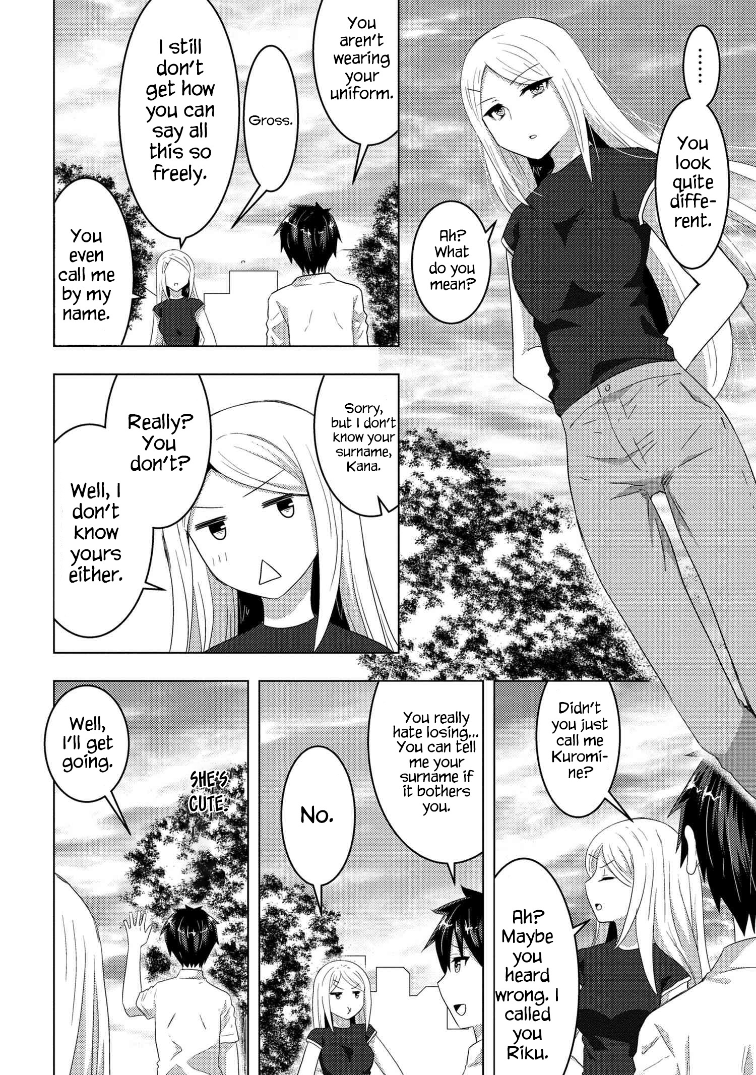 Konbini Goutou kara Tasuketa Jimi Tenin ga, Onaji Kurasu no Ubu de Kawaii Gyaru datta chapter 6.2 page 10