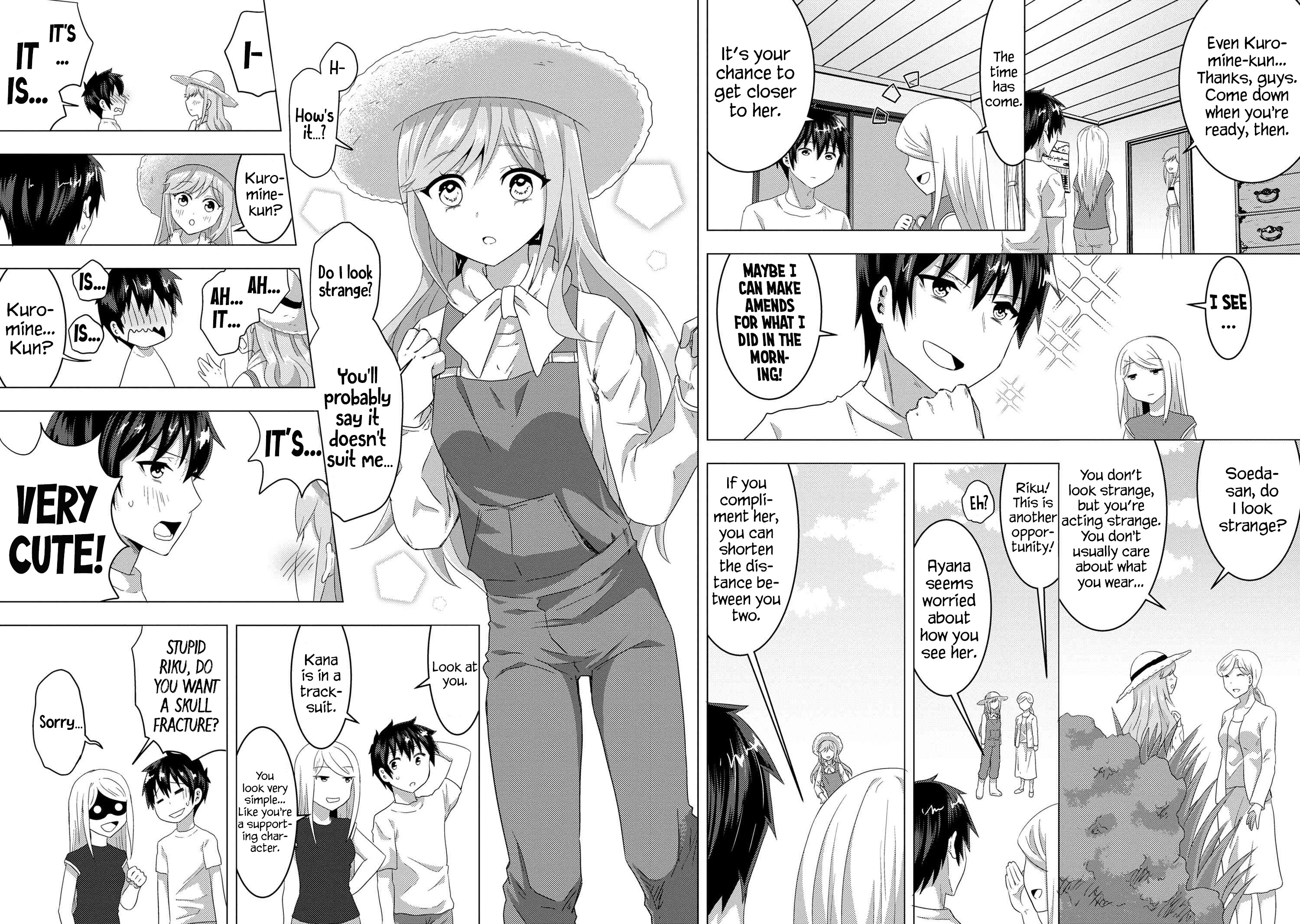 Konbini Goutou kara Tasuketa Jimi Tenin ga, Onaji Kurasu no Ubu de Kawaii Gyaru datta chapter 7.2 page 8