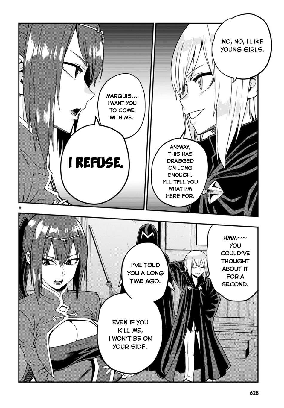 Konjiki no Moji Tsukai - Yuusha Yonin ni Makikomareta Unique Cheat chapter 102 page 9